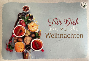 Teekarte 'Für Dich zu Weihnachten'